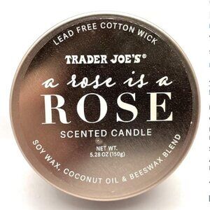 Trader Joe's seasonal A rose is a rose candle NWT NEW